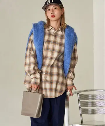 프릭스스토어 빅 실루엣 플란넬 셔츠