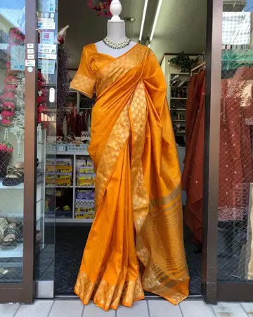 인도 사리 와 블라우스 (2세트)