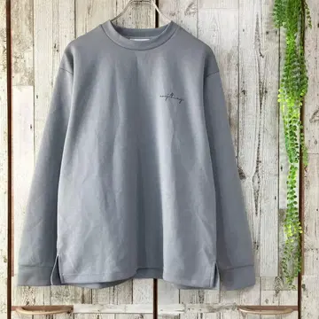 CHIP CLIP 트레이닝복 티셔츠 블루 계열 M 긴팔 남성용 자수