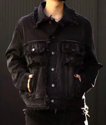 clel 프린지 데님 자켓 CLEL 2024ss