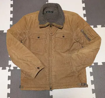 [ 구제 의류 ] 코듀로이 자켓 런치 자켓 베이지 브라운 짧은 기장