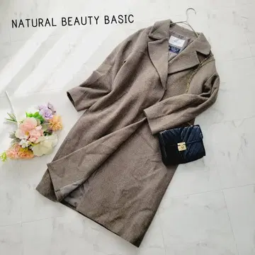 NATURAL BEAUTY BASIC* 오버 체스터 코트* 모카 브라운