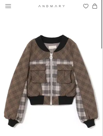 andmary coco 체크 자켓