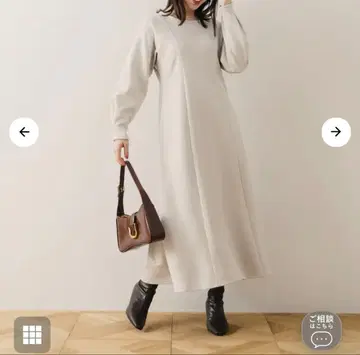 [ COHINA ] 심 디자인 스폰디쉬 원피스 regular