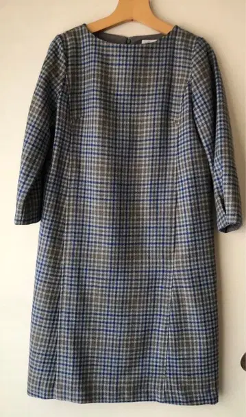 매킨토시 철학 체크 무늬 원피스 34