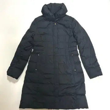 [ 에니스이즈 ] 네이비 후드 부착 다운 자켓 코트 M