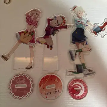 리코리스 리코일 니시키기 치사토 아크릴 스탠드 3개