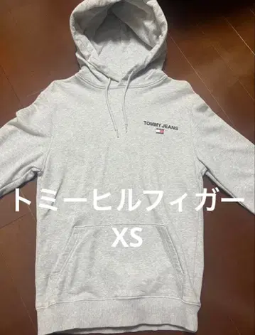 TOMMY JEANS 그레이 후드티 XS