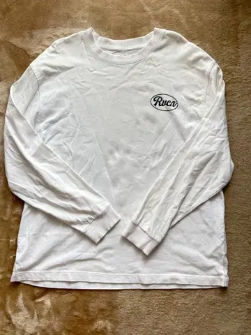 RVCA 빅 실루엣 백 프린트 롱 T