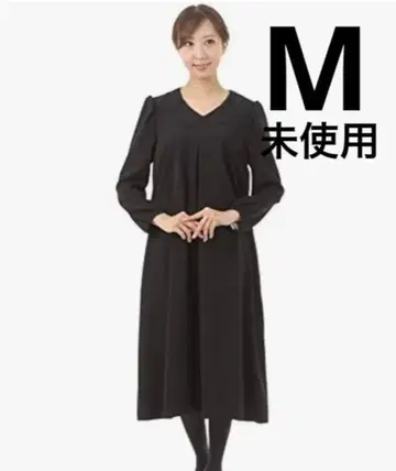 블랙 포멀 M 상복 예복 원피스 레이스 옷깃