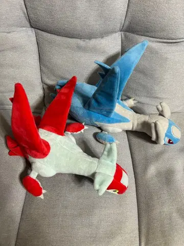 가격 인하했습니다. 라티아스 라티오스 봉제 인형 세트