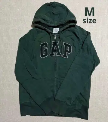 [ 구제 의류 ] GAP 집업 후드티 그린 아치 로고