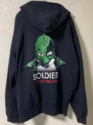 MARS SIXTEEN x 근육맨 솔저 후드티 M 사이즈