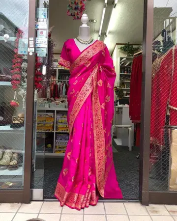 인도 사리와 블라우스 (2세트)