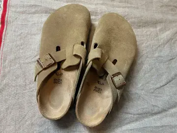 버켄스탁, 보스턴 39 레귤러, 토프, 정품, 새상품급.