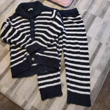 GELATO PIQUE 룸웨어 세트 네이비/화이트 SALE 중