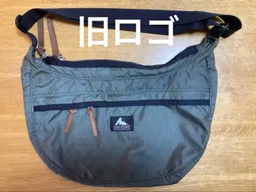 GREGORY 새첼 나일론 숄더백 M 사이즈 그린 카키