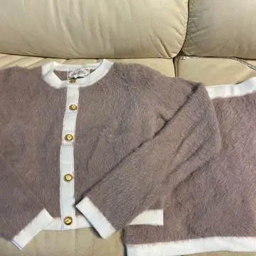 미셸 마카롱 핑크 베이지 셋업 XS