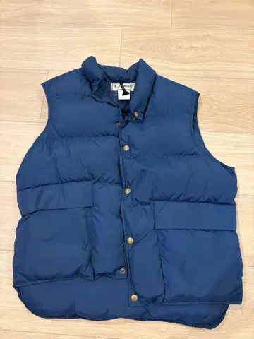 L.L.Bean 네이비 다운 베스트 80s