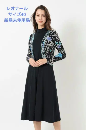 레오나르 2024 가을/겨울 긴팔 원피스