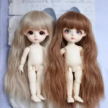 해외 인형 2체 + 가발 2개 일괄 구체관절 인형 캐스트돌