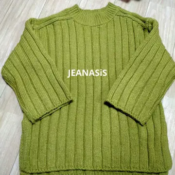 JEANASiS 올리브 그린 니트 F 사이즈