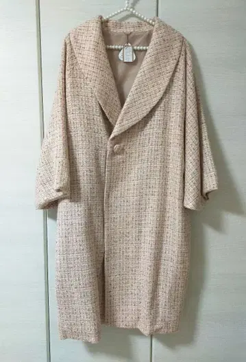 기모노 코트 트위드 원단 시착만 한 상품