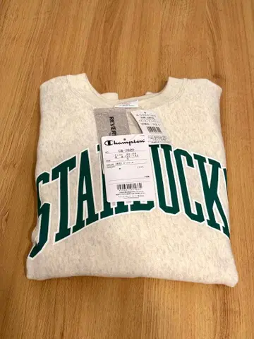 [ 스타벅스 ] BEAMS CHAMPION 리버스 위브 크루넥 맨투맨