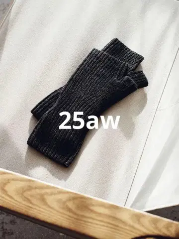 LIDNM 25aw Cashmere Knit Arm Warmer