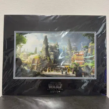 스타워즈 갤럭시 엣지 기념 아트 프레임 포스터