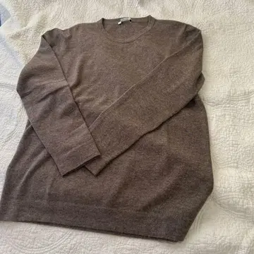 AGNONA 캐시미어 브라운 니트 스웨터