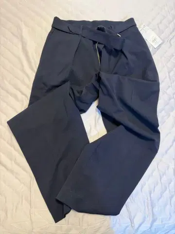 [ 미사용 ] LOVELESS 슈퍼 크리즈 벨티드 슬랙스 택 포함