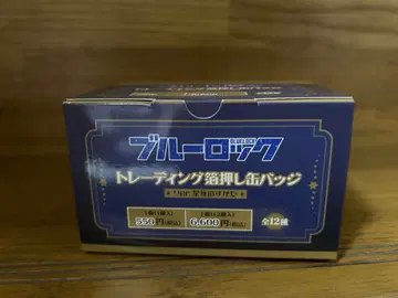 블루 록 트레이딩 금박 캔뱃지 별자리 모습 미개봉