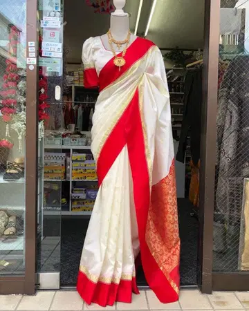 인도 사리 및 블라우스 (2세트)