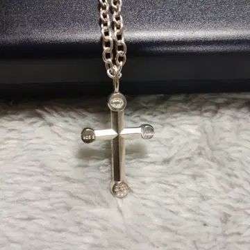조지 젠슨 실버 크로스형 목걸이