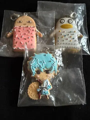 은혼 키링 쿠키 모티브 사카타 긴토키 엘리자베스 저스타웨이