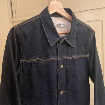 MUJI 다크 블루 데님 자켓