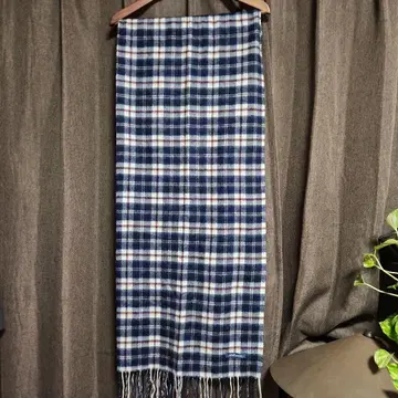 NEWYORKER 대형 캐시미어 100% 체크 무늬 머플러