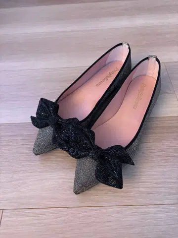 [ 새상품급 ] PrettyBallerinas 리본 포함 플랫슈즈