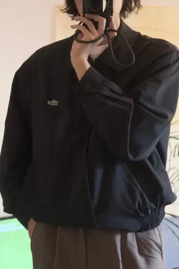 Lacoste 블랙 점퍼