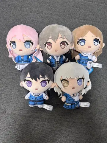 뱅드림 MyGO!!!!! 쁘띠슈! 봉제 인형 전 5종 세트
