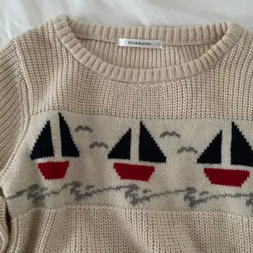 쓰리 쿼터 니트 스웨터