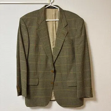 DAKS 체크 무늬 테일러드 자켓