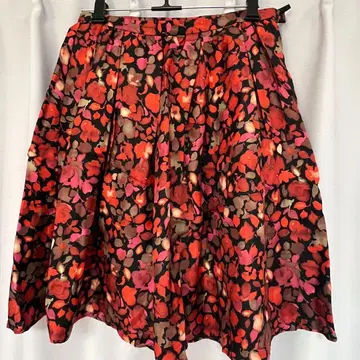 ANAYI 플레어 스커트 꽃무늬 38