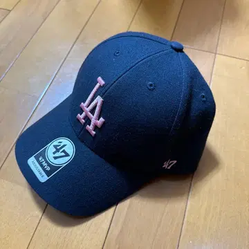 NEWERA LA Dodgers 47 캡 네이비 x 핑크 로고
