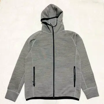 유니클로 UNIQLO 드라이 스트레치 풀 집업 후드티 M 그레이