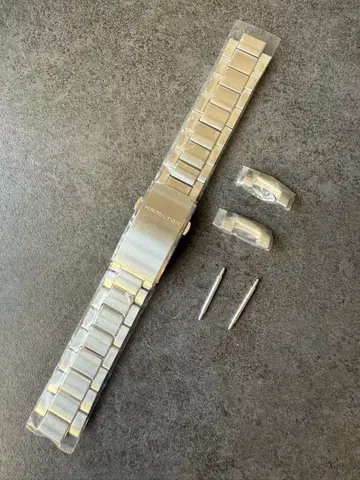 [ 새상품 스테인리스 벨트 ] 해밀턴 카키 애비에이션 스테인리스 벨트