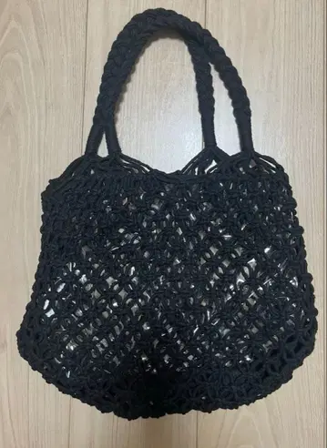 BEAUTY&YOUTH UNITED ARROWS 마크라메 클리어 토트백