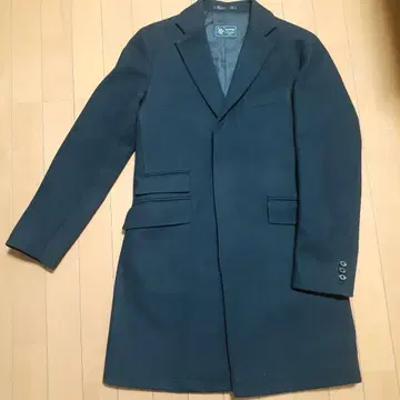 DUFFER/블랙 체스터 코트 M