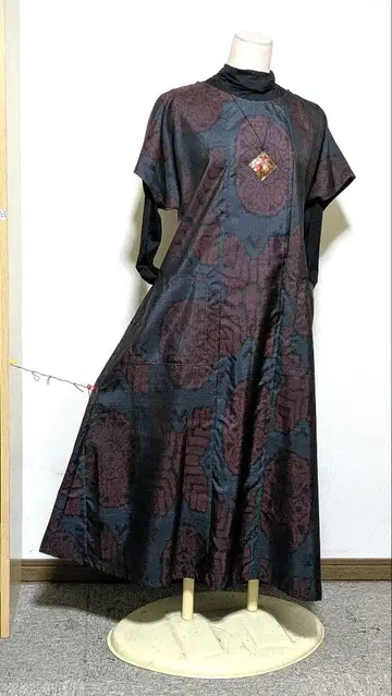 오시마  기모노 리메이크 롱 원피스 A 19